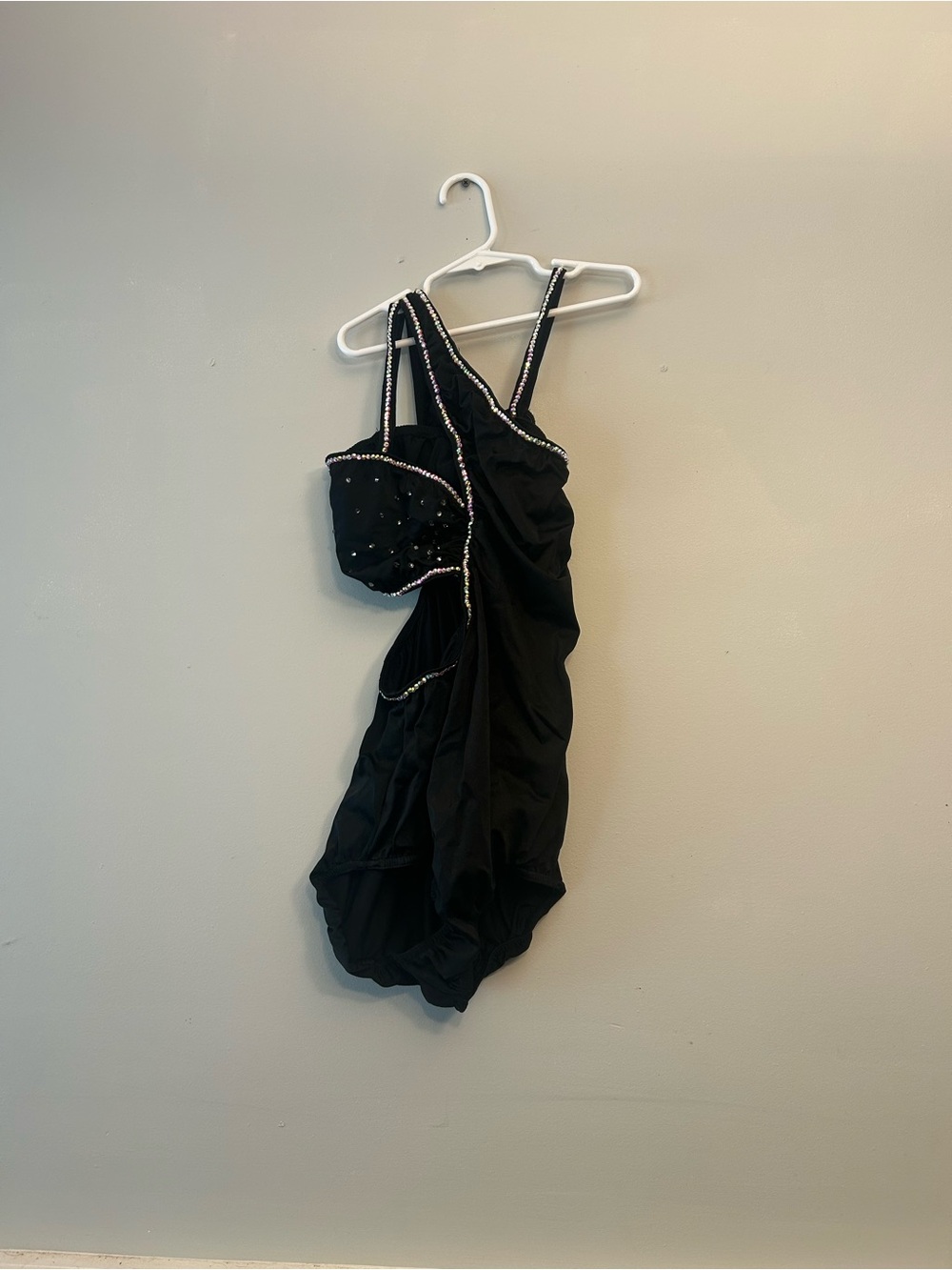 Black dance leotard